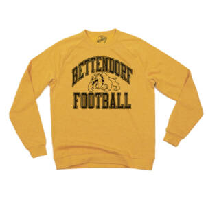 Bettendorf HS Football Perfect Tri Fleece Crewneck Sweatshirt-Vintage Gold