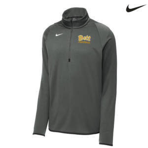 Bettendorf HS Football Nike Therma-FIT 1/4 Zip Fleece-Team Anthracite