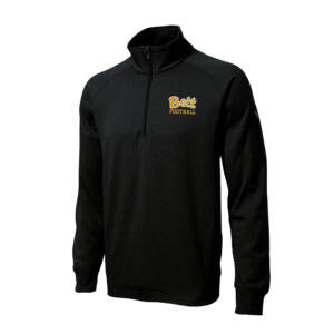 Bettendorf HS Football Sport Tek Tech Fleece 1/4 Zip Pullover-Black