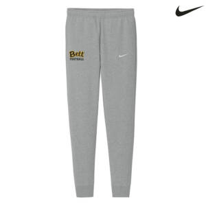 Bettendorf HS Football Nike Club Fleece Jogger-Dark Grey Heather