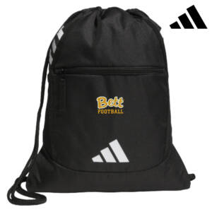 Bettendorf HS Football Adidas Stadium Sackpack Cinch Bag-Black