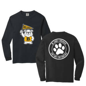 Borlaug Elementary Comfort Colors Heavyweight Ring Spun Long Sleeve Tee – Black
