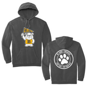Borlaug Elementary Comfort Colors  Ring Spun Hooded Sweatshirt – Pepper