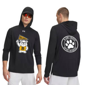 Borlaug Elementary Under Armour Mens Team Vanish Performance Hoodie-Black
