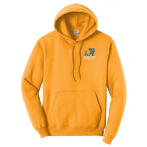 Borlaug Elementary Unisex Fleece Hooded Sweatshirt-Gold