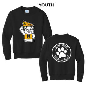 Borlaug Elementary Youth Crewneck Sweatshirt – JetBlack