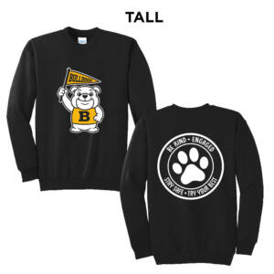 Borlaug Elementary  TALL Ultimate Crewneck Sweatshirts – Black