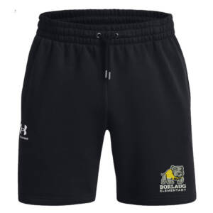 Borlaug Elementary Under Armour UA ICON 7.5″ Fleece Shorts-Black