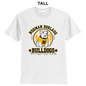Borlaug Elementary  Tall Core Blend short Sleeve T Shirts – White