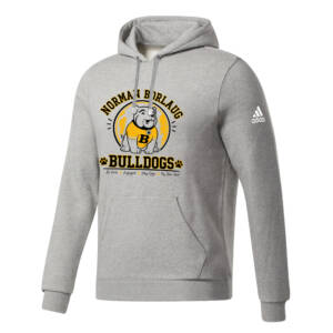 Borlaug Elementary Adidas Fleece Unisex Hooded Sweatshirt MedGrey Heather