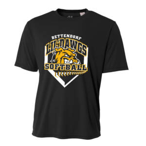 Bett Lil Dawgs SB Adult Cooling Performance Tshirt -Black