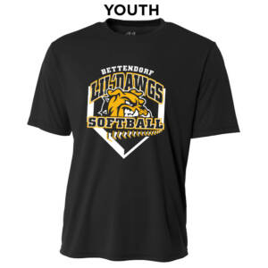 Bett Lil Dawgs SB YOUTH Cooling Performance Tshirt-Black
