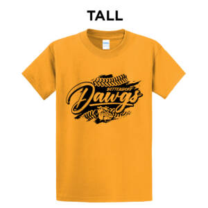 Bett Lil Dawgs SB Tall Short Sleeve Tee-Gold