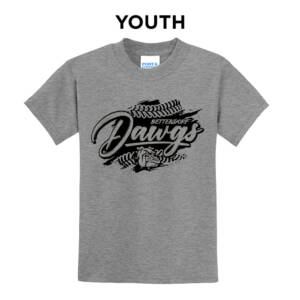 Bett Lil Dawgs SB Youth Short Sleeve Tee-Athletic Heather