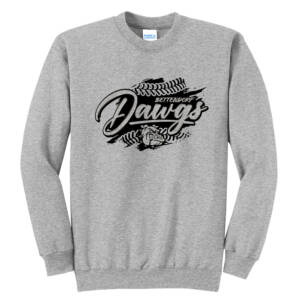 Bett Lil Dawgs SB Unisex Fleece Crewneck Sweatshirt-Athletic Heather