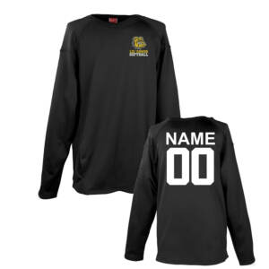 Bett Lil Dawgs SB Rawlings  Performance Dugout Fleece Crewneck -Black