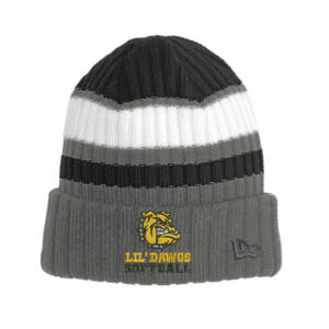 Bett Lil Dawgs SB New Era Ribbed Beanie-Black/Graphite