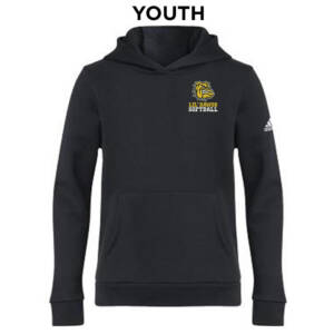Bett Lil Dawgs SB Adidas Youth Fleece Hooded Sweatshirt- Black (YS)