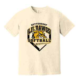 Bett Lil Dawgs SB Comfort Colors Unisex Heavyweight Ring Spun Tee-Ivory