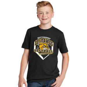 Bett Lil Dawgs SB Youth Premium Short Sleeve Tee-Black