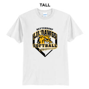 Bett Lil Dawgs SB Tall Short Sleeve Tee-White