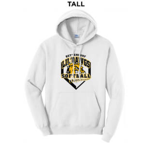 Bett Lil Dawgs SB Tall Fleece Hooded Sweatshirt-White