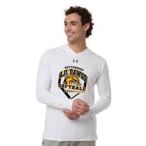 Bett Lil Dawgs SB Under Armour Mens Team Vanish Performance Hoodie-White