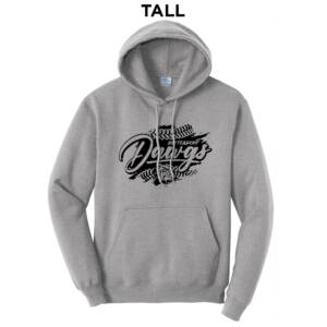 Bett Lil Dawgs SB Tall Fleece Hooded Sweatshirt-Athletic Heather