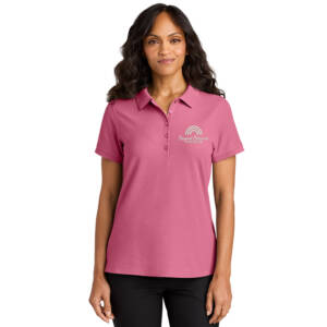 Beyond Behavior Port Authority Women’s Wearever Signature Pique Polo – Awareness Pink