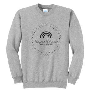 Beyond Behavior Unisex Fleece Crewneck Sweatshirt-Athletic Heather