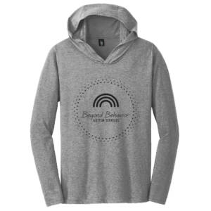 Beyond Behavior District Made Mens Perfect Tri Long Sleeve Hoodie-Grey Frost
