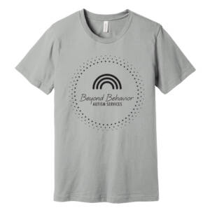Beyond Behavior Bella Canvas Short Sleeve combed ring spun cotton T-Shirt-Silver