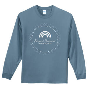 Beyond Behavior Unisex Long Sleeve Essential T-Shirt-StoneWash Blue