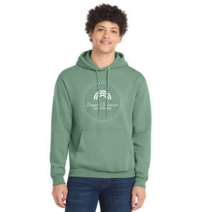 Beyond Behavior Unisex Classic Core weight Cozy Pullover Hooded Sweatshirt-Laurel Green