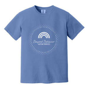 Beyond Behavior Unisex Comfort Colors Pigment Dyed Short Sleeve Shirt-Periwinkle
