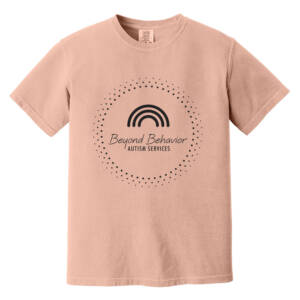 Beyond Behavior Unisex Comfort Colors Pigment Dyed Short Sleeve Shirt-Peach