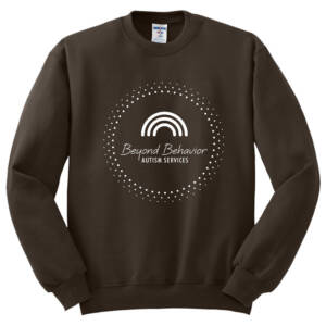 Beyond Behavior Unisex Jerzees NuBlend Crewneck Sweatshirt-Chocolate