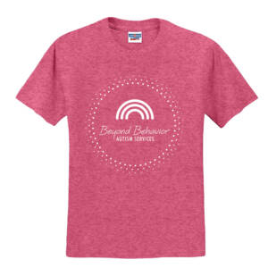 Beyond Behavior Unisex Short Sleeve Tee-Vintage Heather Red