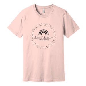 Beyond Behavior Bella and Canvas Unisex Jersey Short Sleeve Tee-Soft Pink