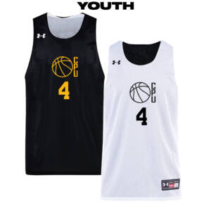CPU Boys Basketball Under Armour Youth Triple Double Reversible Basketball Jersey-Black/White