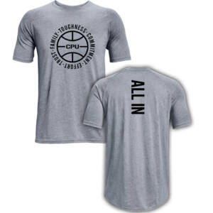 CPU Boys Basketball Under Armour Soft Cotton Blend T-Shirt-Grey (medium is out of stock)