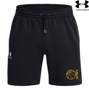 CPU Boys Basketball PG Under Armour UA ICON 7.5″ Fleece Shorts -Black