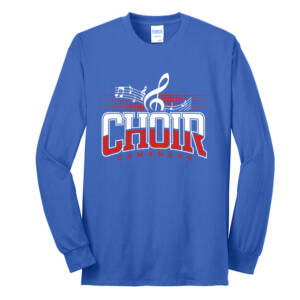 Camanche Unisex Long Sleeve Core Blend T Shirt -Royal