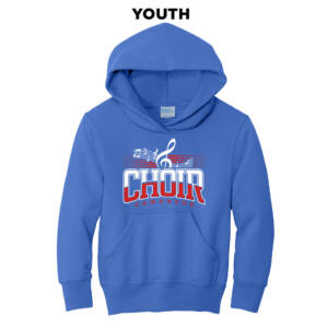 Camanche Youth Hooded Sweatshirt -Royal