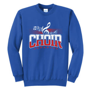 Camanche Unisex Core Fleece Crewneck Sweatshirt – Royal