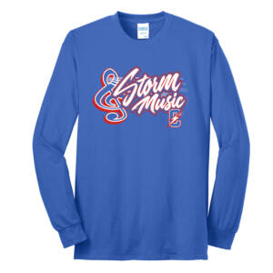 Camanche Unisex Long Sleeve Core Blend T Shirt -Royal