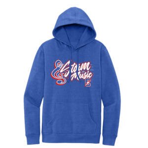 Camanche Rah Rah District V.I.T. Unisex Fleece Hoodie – Royal Frost
