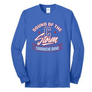 Camanche Unisex Long Sleeve Core Blend T Shirt – Royal