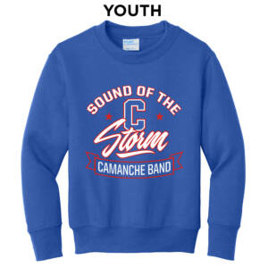 Camanche  Youth Crewneck Sweatshirt – Royal