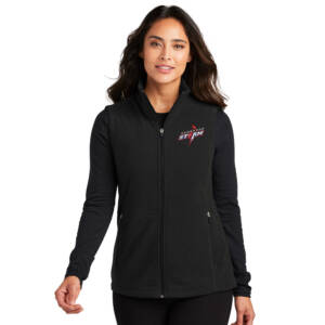 Camanche Port Authority Women Accord Microfleece Vest-Black